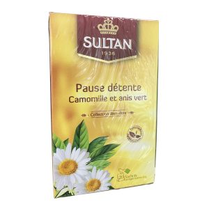 Camomille et anis vert Sultan 20 sachets
