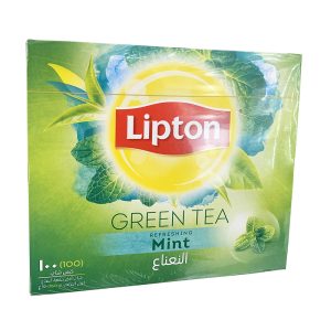 Thé vert à la menthe Lipton 100 sachets